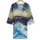 thumbnail image 4 of Mini vestido informal con cuello en V y manga corta para mujer, estampado Floral, manga corta, 3/4 Fridja NMB4177, 4 of 5