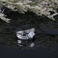 thumbnail image 3 of DPTALR Atmospheric Square Zircon Cocktail Party Ring Men And Women Universal Ring Bracelet, 3 of 9