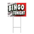 thumbnail image 1 of Bingo Tonight (18" x 24") Yard Sign, Includes Metal Step Stake, 1 of 6
