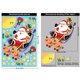 thumbnail image 1 of Calcomanía navideña para ventana, pegatina de copos de nieve de Papá Noel, calcomanías de pared de invierno para habitaciones de niños, decoración de ventana de Navidad de Año Nuevo, 2023, 1 of 4