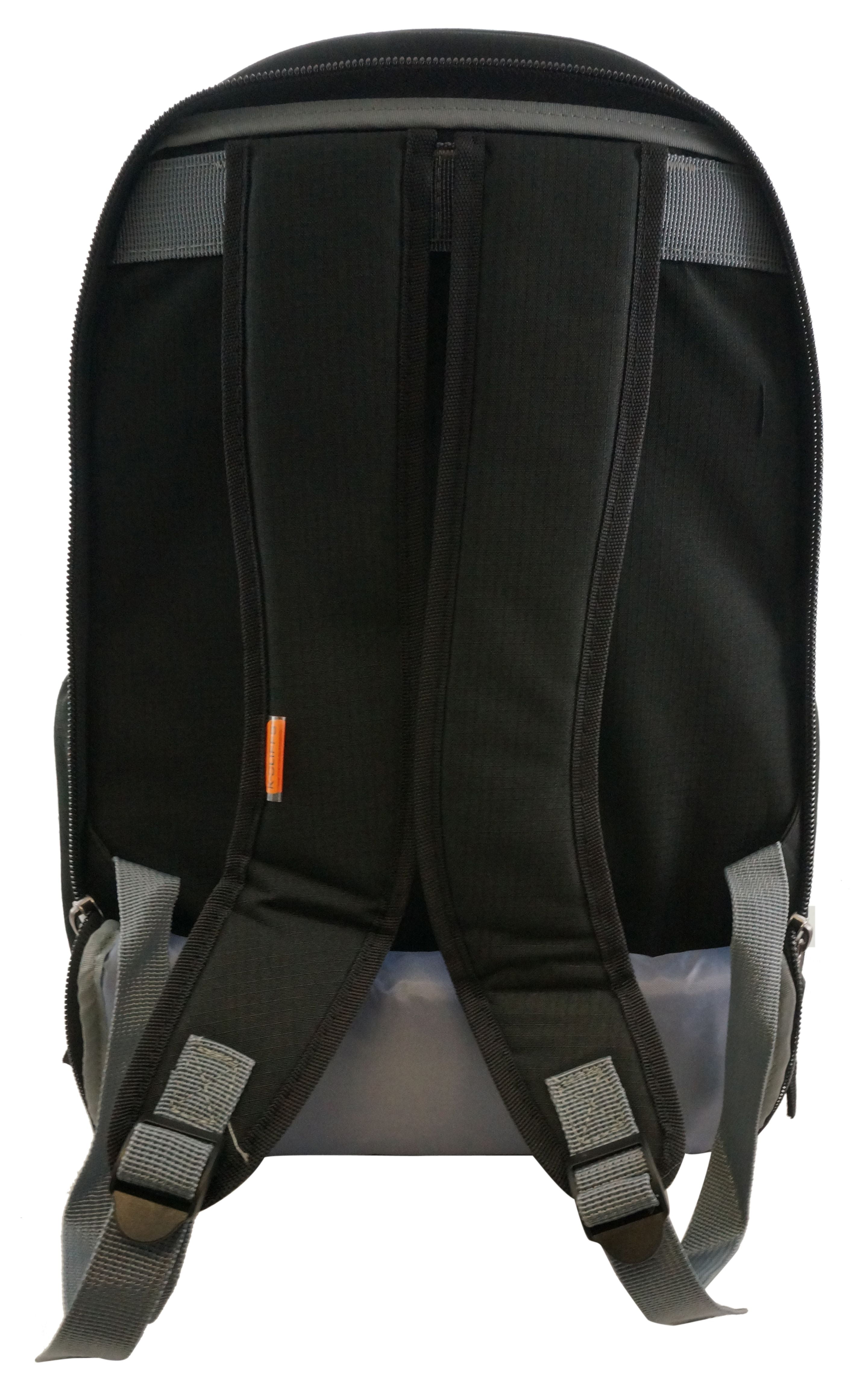 K-Cliffs Unisex Heavy Duty Rolling School Backpack with Wheels and Safety Reflective Stripe Black