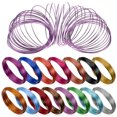 thumbnail image 3 of MasteelfCA 15 Rouleaux Fil d'Aluminium Flexible 1.0mm Fil de Perles Coloré pour Bijoux pour Bricolage, 3 of 8