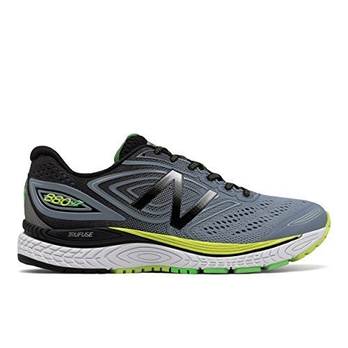 New Balance Men's 880v7 Shoes Grey with Black & Yellow New Balance Men's 880v7 Shoes Grey with Black & Yellow