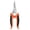 Orange, variant on 7-Inch Stainless Steel Shears with Sandblasted Blades for Precision Cutting, Ergonomic Comfort Grip, Ideal for Thin Metal, Copper Wire, and Renovation Tasks