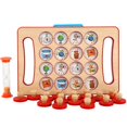 thumbnail image 1 of Ajedrez De Memoria Para Niños, Bloque De Números De Animales, Tablero De Madera A Juego, Juego Inteligente, Juguete Para Niños, Juguetes De Aprendizaje Temprano seitruly FN002854-00, 1 of 6