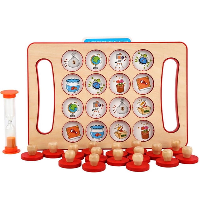 Ajedrez De Memoria Para Niños, Bloque De Números De Animales, Tablero De Madera A Juego, Juego Inteligente, Juguete Para Niños, Juguetes De Aprendizaje Temprano seitruly FN002854-00