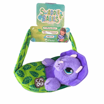 Swaddle Babies Cuddle Soft Triceratops Dinosaur Plush Animal with Carrier Sling