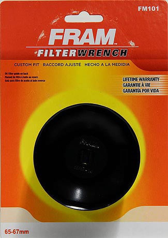 FRAM FM 101 Oil Filter Cap Wrench, 65mm - 67mm, 14 Flutes Square Drive