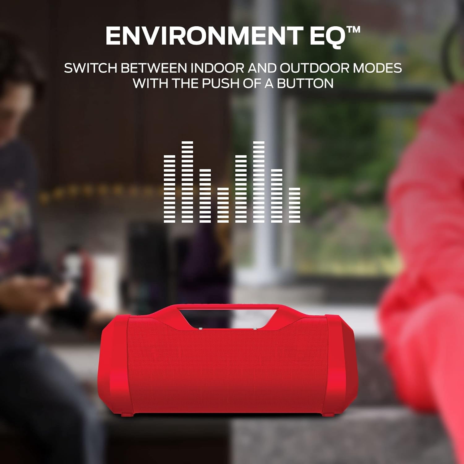 Monster Blaster 3.0 Portable Speaker, 120W Wireless Bluetooth Speaker, IPX5 Rechargeable Waterproof, Charge Out & Aux Input