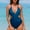 Blue Monokini Swimsuits 06, variant on Usmixi Sexy Swimsuits for Women Sexy Cut-out Tummy Control One-Piece Bathing Suits Beachwear Sleeveless V-Neck Solid Swimwears Monokini Swimsuits Black L Up to 65% off
