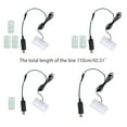 thumbnail image 4 of 1.1m USB to 1.5V 3V 4.5V 6V D Cell Eliminator Can Replace 1-4pcs 1.5V D Alkaline Batteries for Lamp Toy, 4 of 8