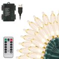 thumbnail image 1 of Luces de Navidad Tcamp 10m 100LED a Batería con Control Remoto, 1 of 9