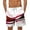 Red-1, variant on Virmaxy Men's Fashion Print Swim Trunks Shorts Hawaiian Board Shorts with Elastic Waist Drawstring Quick Dry Summer Shorts for Resort Lounging Blue-1 S
