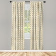 thumbnail image 3 of Ambesonne Ice Cream Curtains, Colorful Yummy, Pair of 28"x63", Multicolor, 3 of 5