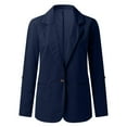 thumbnail image 5 of Women's Stretch Blazer Jacket Long Sleeve Slim Fit Casual Office Suit Coat, 5 of 6