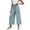 Green, variant on zbxnLI Wide Leg Cropped Pants for Women High Elastic Waist Baggy Pant with Pockets Casual Vacation Trousers
