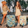 thumbnail image 6 of Luggage Cover Approved Travel Suitcase Protector Travel Lables Elastic Washable Baggage Covers for 29-32 inch Luggage (XL), 6 of 6