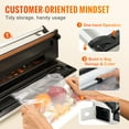 thumbnail image 5 of VEVOR Vacuum Sealer Machine Food Preservation Storage Saver 95Kpa w/ Seal Bag, 5 of 9