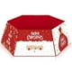 thumbnail image 3 of Feliz árbol de Navidad Collar Copos de nieve Anillo de Navidad Fiesta Interior Exterior Falda de piso Festival Decoración Artesanía Regalo Nuevo 006 Inevent HA009061-06, 3 of 6