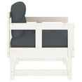 thumbnail image 5 of vidaXL Patio Chairs 2 pcs White Solid Wood Pine, 5 of 12