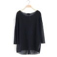 thumbnail image 3 of MSemis Women's Mesh See Through Shirts Blouse Casual Loungewear, 3 of 7