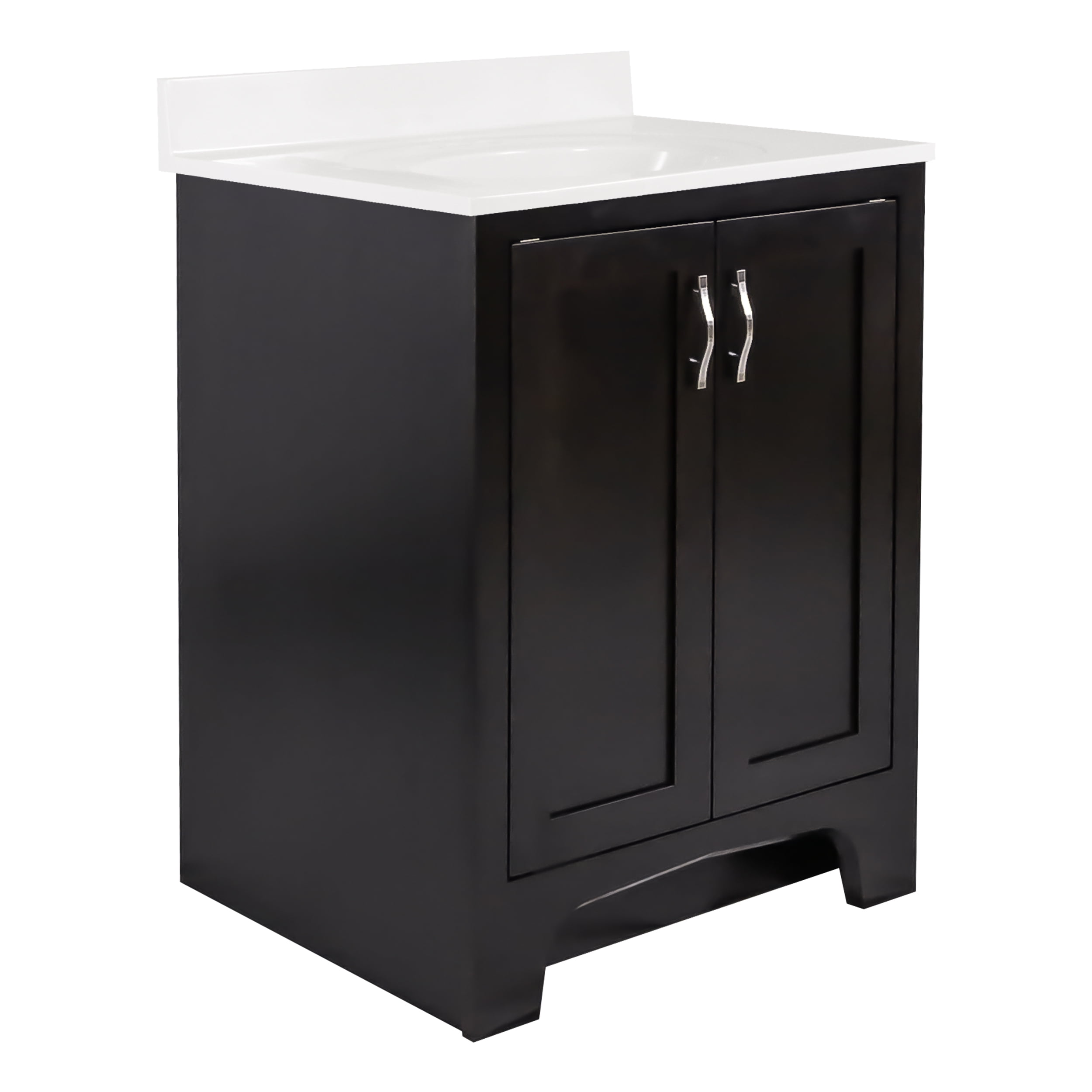 Design House 592535 Ventura 2Door Vanity with Cultured Marble Single