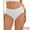 White, variant on DARING DIVA Women's No Show Elastic Waist Brief Panties Breathable S Red