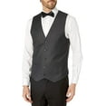 thumbnail image 3 of Adam Baker Men's Lot: 6-2501 3-Piece Slim Fit Tuxedo Set - Black - 46L, 3 of 6
