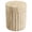 Travertine, variant on LeisureMod Zenvio Modern Round Accent End Table, Decorative Pedestal Side Table for Living Room, Bedroom, Office or Entryway, Stone Marble