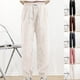 thumbnail image 5 of Odeerbi 2-12 Años Niñas Algodón Pantalones de Ejercicio Deportes Jogger Pantalones Verano Cintura Elástica Joggers, 5 of 5
