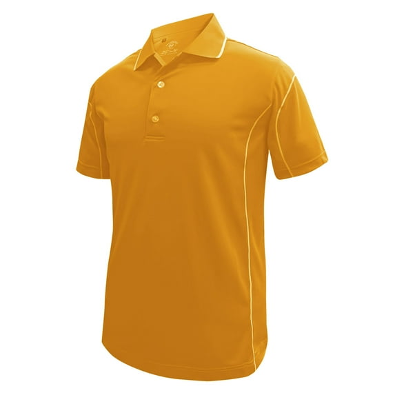 Monterey Club Men's Swing Overlock Contrast Golf Polo Shirt #1186