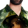 thumbnail image 5 of Saint Patrick's Day Men's Short Sleeve Hawaiian Beach Poplin Shirt Casual Printed Button Down Summer Unisex Shirt, 5 of 6
