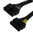 thumbnail image 4 of 10X 24 Pin to 14 Pin ATX PSU Main Power Adapter Braided Sleeved Cable for for PC and Servers 12-Inch(30cm), 4 of 5