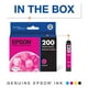 thumbnail image 2 of Cartucho de tinta Epson T200 DuraBrite Ultra Magenta (paquete de 2), 2 of 5