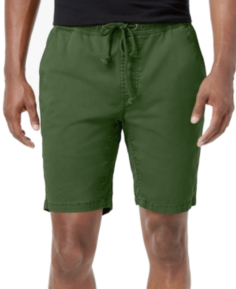 American Rag NEW Green Mens Size XL Khakis PullOn Drawstring Shorts