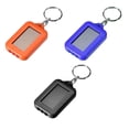 thumbnail image 1 of Linterna de llavero LED mini Uxcell con energía solar, color azul, negro y naranja, 3 piezas, 1 of 5