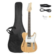 Glarry Beginner Electric Guitar with Guitar Bag, Strap, Wire, Plectrum, Spanner Tool
