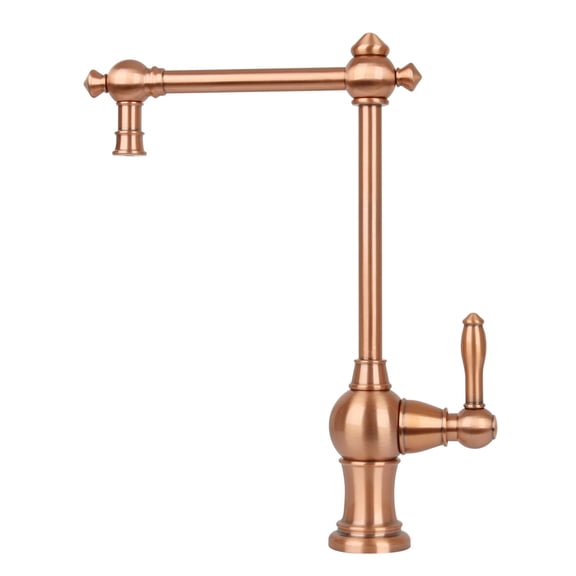 Akicon Cold Water Only Water Filter Faucet, Lead-Free Brass Body, Compatible with RO & Water Filtration System, Non-Air Gap, Copper