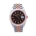 thumbnail image 1 of Pre-Owned Rolex Datejust 41MM 126301 Chocolate Dial Smooth Bezel Two Tone Rose Gold Jubilee Bracelet, 1 of 8
