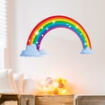 thumbnail image 3 of Naiovety Adhesivo de pared Iris póster moderno Universal DIY papel tapiz pegatinas Fondo hogar para dormitorio de bebé sala de estar Decoración del hogar Naiovety HA077498-00B, 3 of 6
