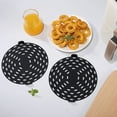thumbnail image 7 of Shoreew Air Fryer Liners Silicone Baking Tray Pad Non-Stick Round Reusable Mats Heat Resistant Steamer Liners for Kitchen Baking, 7 of 7