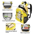 thumbnail image 5 of JIALIOU 14" Laptop Backpack Waterproof Airline Approved Stylish Casual Daypack for Travel Business College Work, Adorable Dog and Mouse, 5 of 8