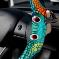 thumbnail image 5 of Chameleon 14.5 Inch Printing PVC Leather Steering Wheel Covers Car Wheel Cover Auto Accessories, 5 of 6