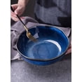 thumbnail image 5 of Artistic Asymmetrical Ceramic Bowl - Versatile Large-Sized Tableware for Fruits, Desserts, Salads, Soups, Noodles & Rice - Premium Heat-Resistant, Easy-to-Clean Design Ideal for Home & Hotel Use,, 5 of 5