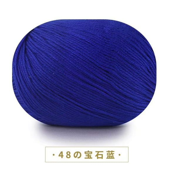 Namzi royal blue 2 Rolls 6 Shares, Soft Acrylic Yarn, Yarn for Crocheting, Durable & Pilling-Resistant, Ideal for Handmade Creations,