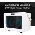 thumbnail image 3 of Wireless Speaker,Morsoud M3 MINI Portable Multifunctional 2Channel Speaker Guitar Amplifier with Musical Instrument Input Mic Interface Headphone Jack Builtin Rechargeable Battery, 3 of 8