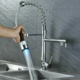 thumbnail image 6 of Chrome LED Kitchen Sink Faucet Pull Down Sprayer Swivel Spout Mixer Tap, 6 of 9