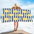 thumbnail image 5 of Honeeladyy Pineapple Beach Towel,Oversized Microfiber Pool Bath Summer Fruit Theme Gift for Girl Women Travel Swim,Quick Dry Sand Free,30”x59”, 5 of 5