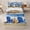 Beach 03, variant on Manfei Cartoon Beach Hut Zipper Twin Comforter Sets with Fitted Sheet and 2 Pillowcases for Kids Boys and Girls, Coastal Sailing Print Zipper Bedding Set, Stars Reversible, 4pcs