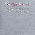 thumbnail image 2 of Wild Bobby, Donâ€™t Let Friends Fight Breast Cancer ALone, Breast Cancer Awareness, Front and Back Women Graphic Tee, Heather Grey, XX-Large, 2 of 4